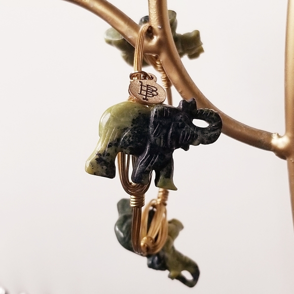 Bourbon and Bowties Wired Elephant Bracelet - Picture 7 of 12
